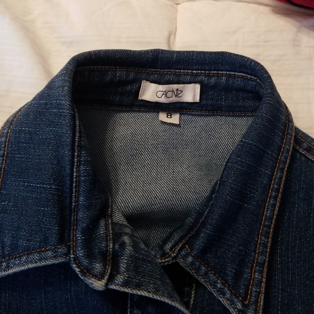 Cache' Blue Jean Jacket - Picture 4 of 4